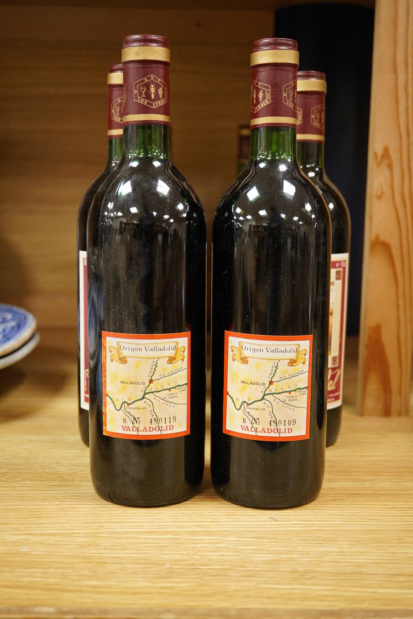 Twelve bottles of Vina del Val Reserva, 1984.